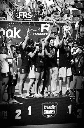 Hack's Pack UTE celebrating their 2012 CrossFit Games Affiliate Cup victory