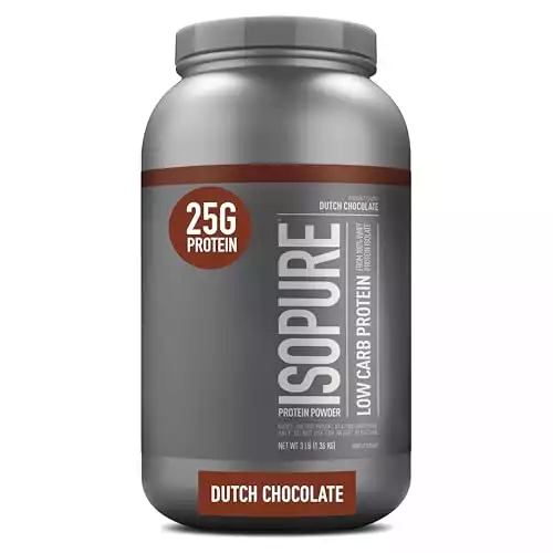Isopure Dutch Chocolate Whey Isolate Protein Powder