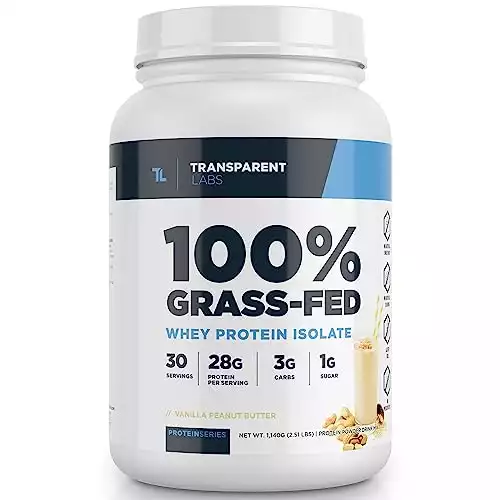 Transparent Labs Grass-Fed Whey Protein Isolat