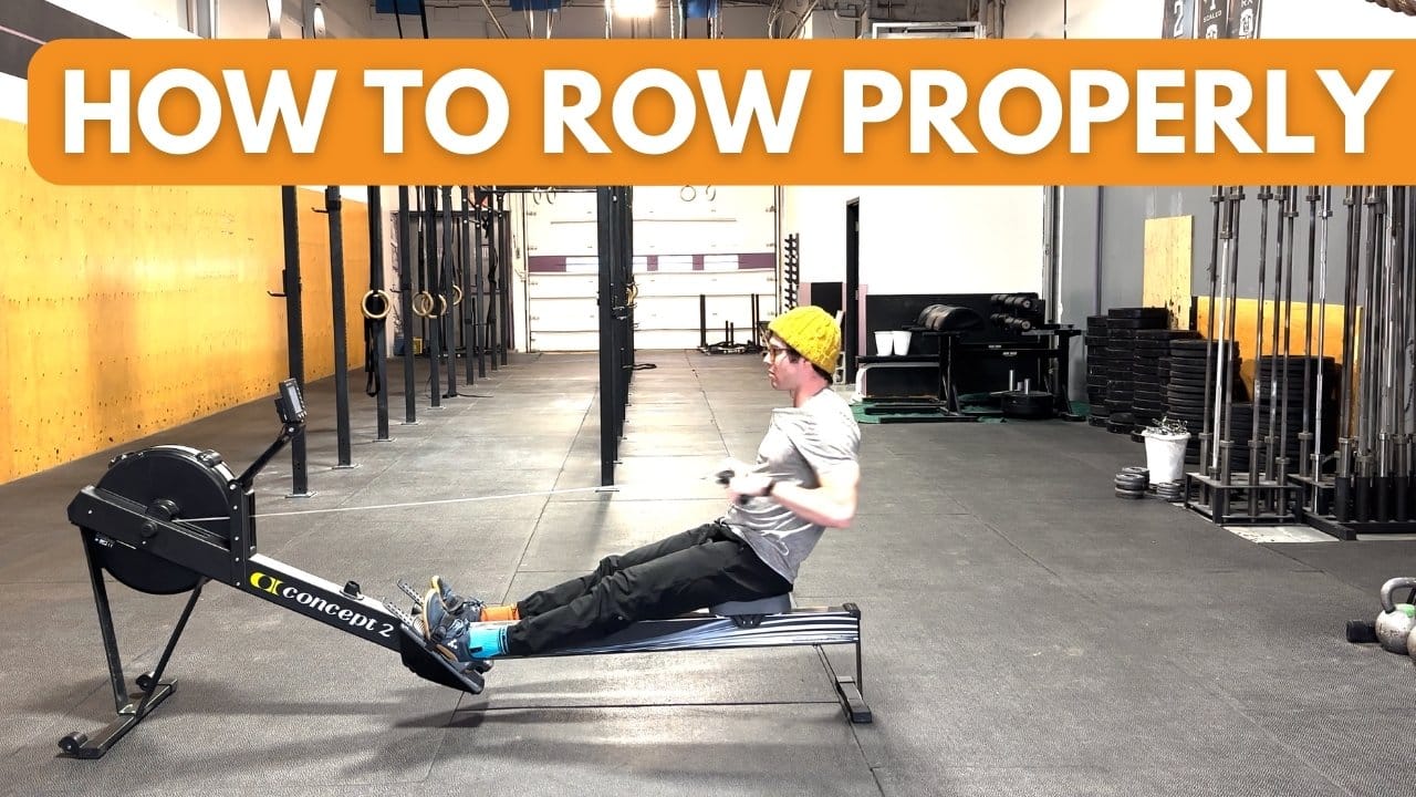 How to row properly