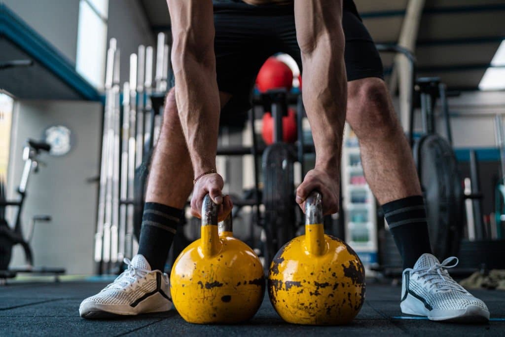 Kettlebell push online workout