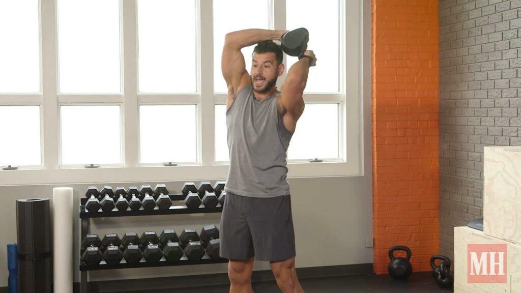 Kettlebell back exercises hot sale