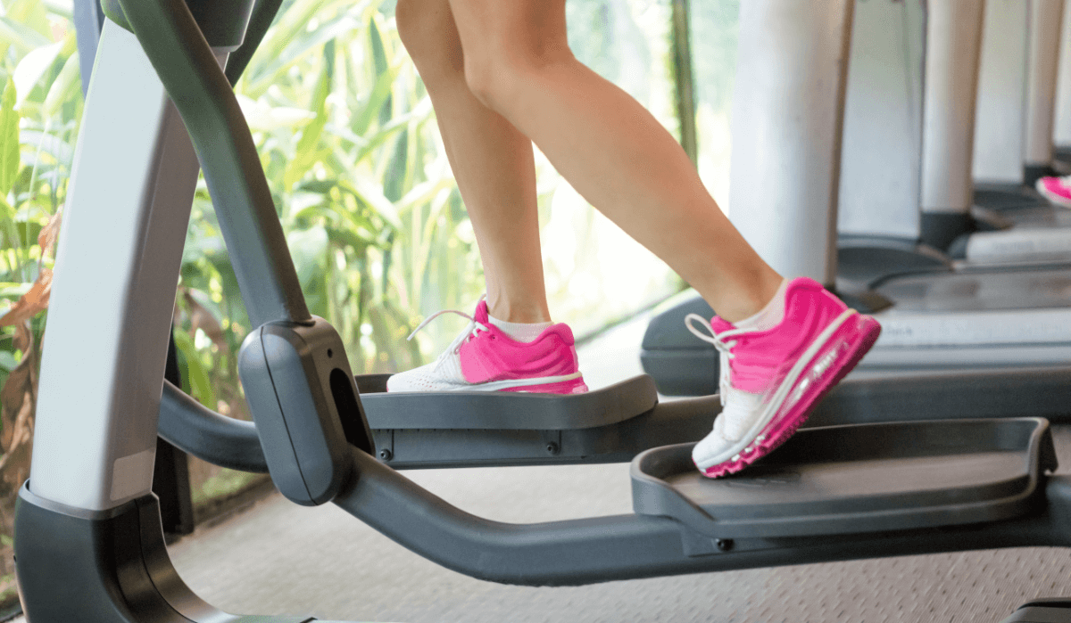 a woman trying differences between stairmaster vs treadmill