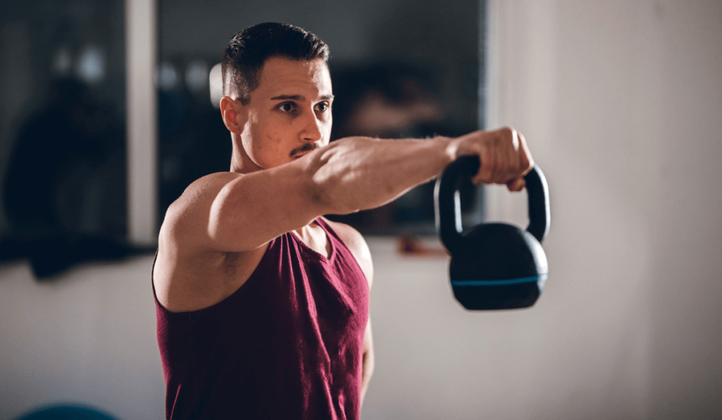 Shoulder workouts online kettlebell