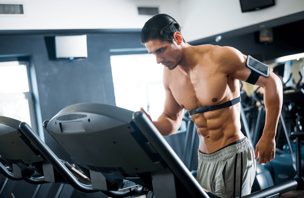 A man running on the best treadmill for runners on a budget