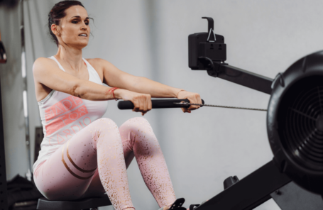 A woman who bought a rower after consulting the concept 2 model e review
