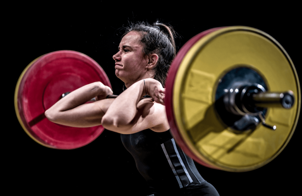 An athlete knowing how often she should deadlift