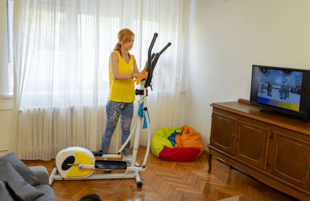 A woman who found the cost of an elliptical she could afford