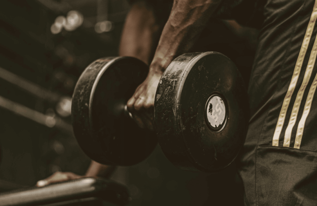 dumbbell pullover position