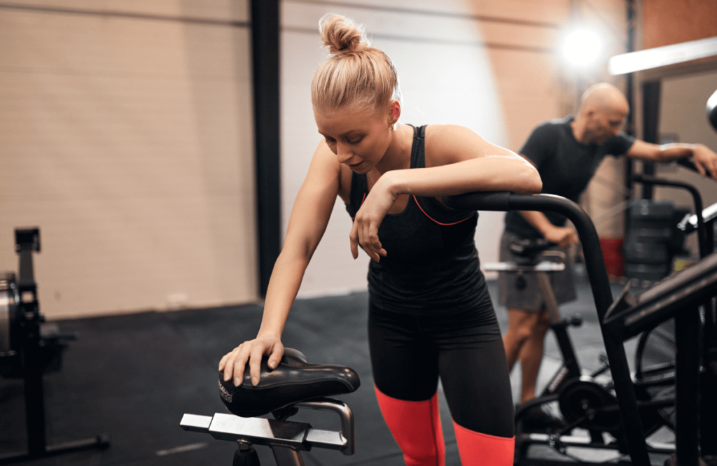 Spin bike weight discount loss before and after