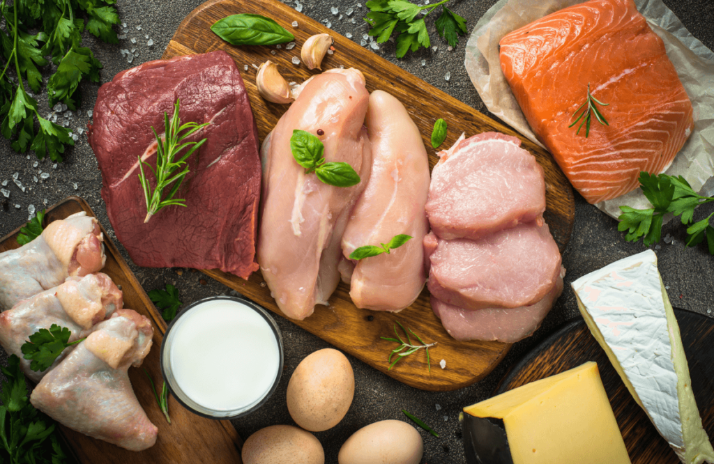 Different types of protein foods you can eat to gain weight