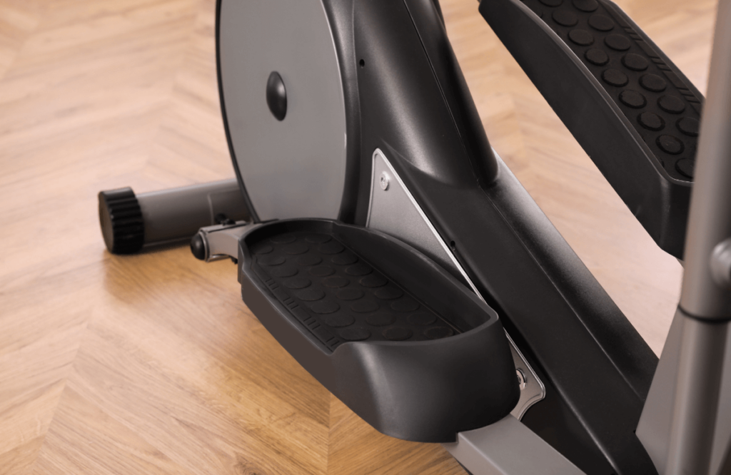 The pedals of one of the best ellipticals for heavy persons