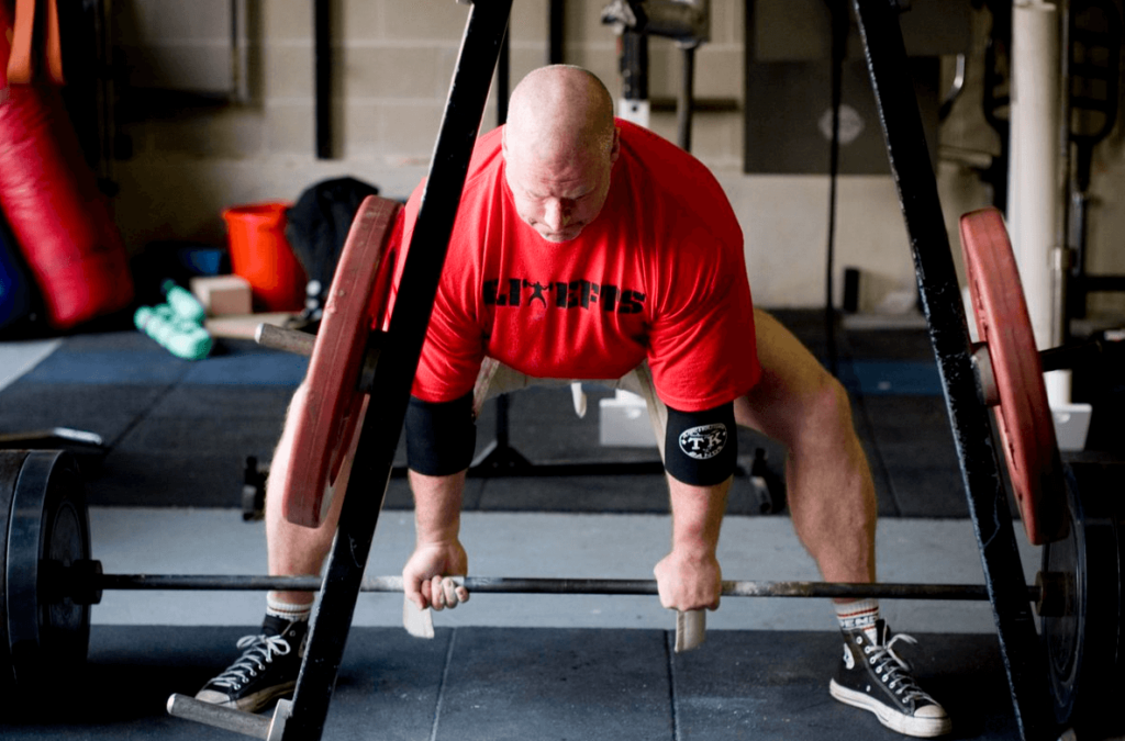 Strongman lifts with converse