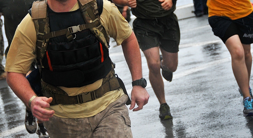 Jumping rope with a best sale weighted vest