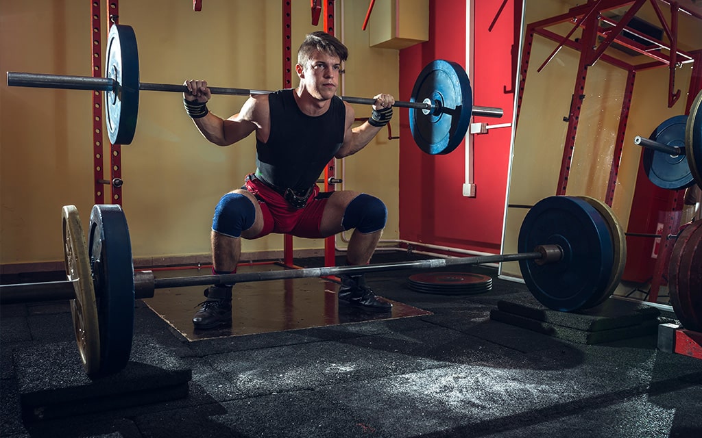 Wide Stance Back Squat