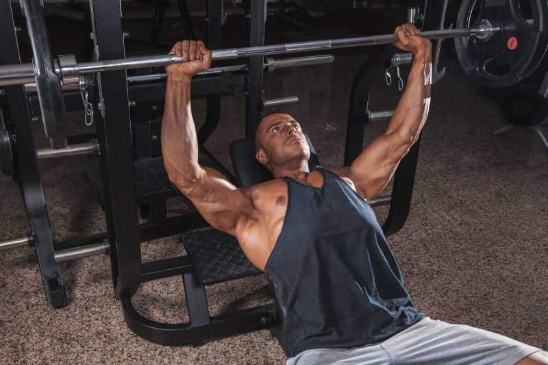 Upper chest 2024 barbell press