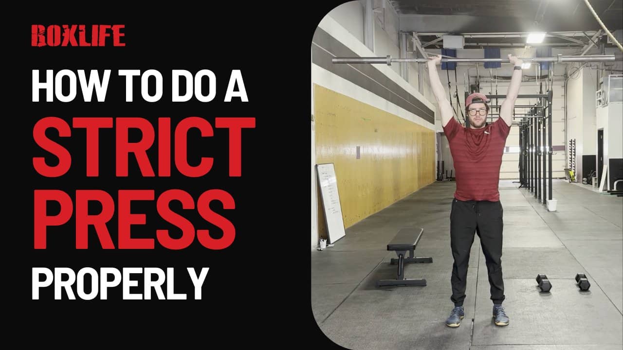 how to do a strict press
