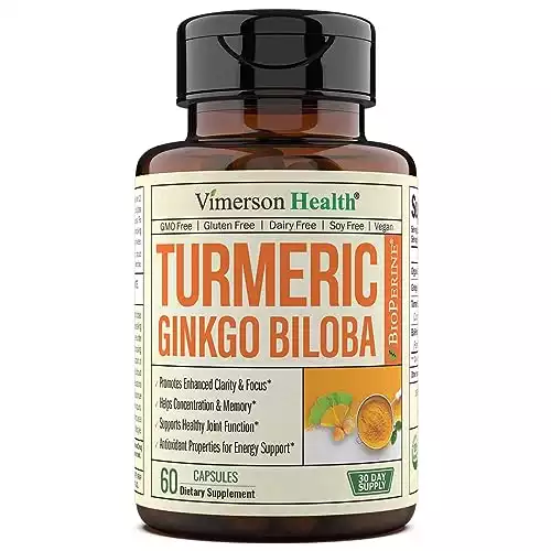 Turmeric Curcumin & Ginkgo Biloba