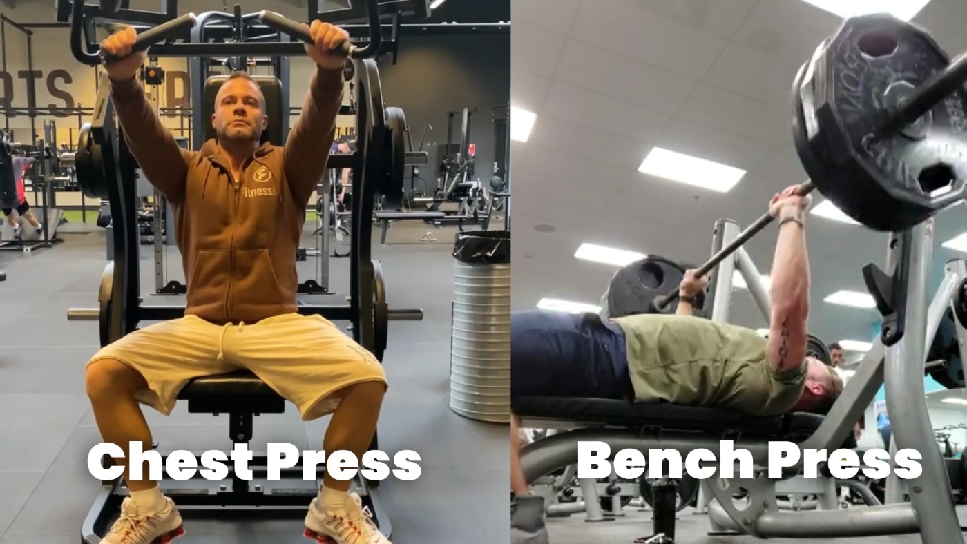chest press vs bench press