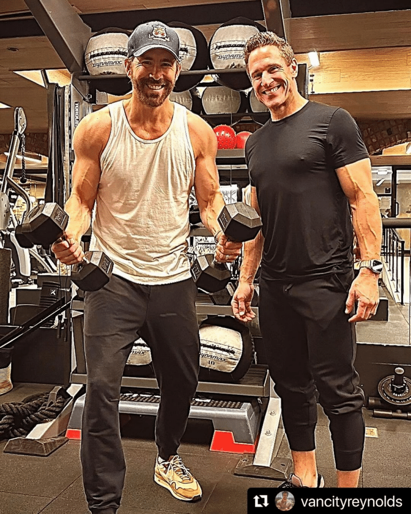 Ryan Reynolds Working Out