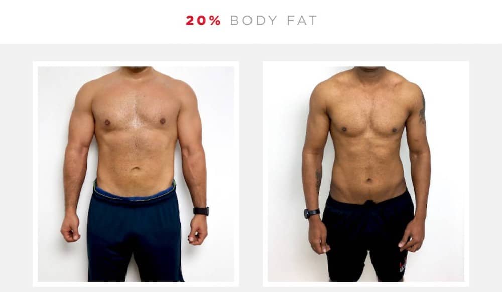 20% body fat