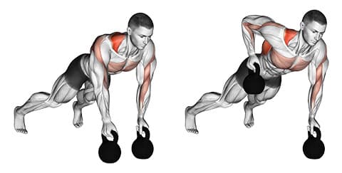 Renegade Dumbbell Row