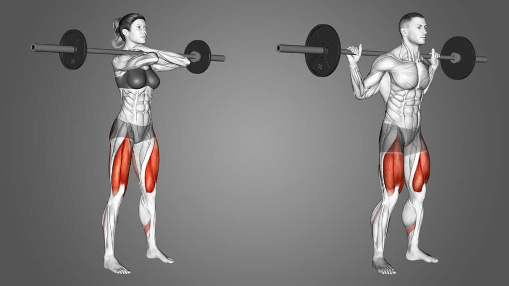 Difference Between a Front Squat and a Back Squat