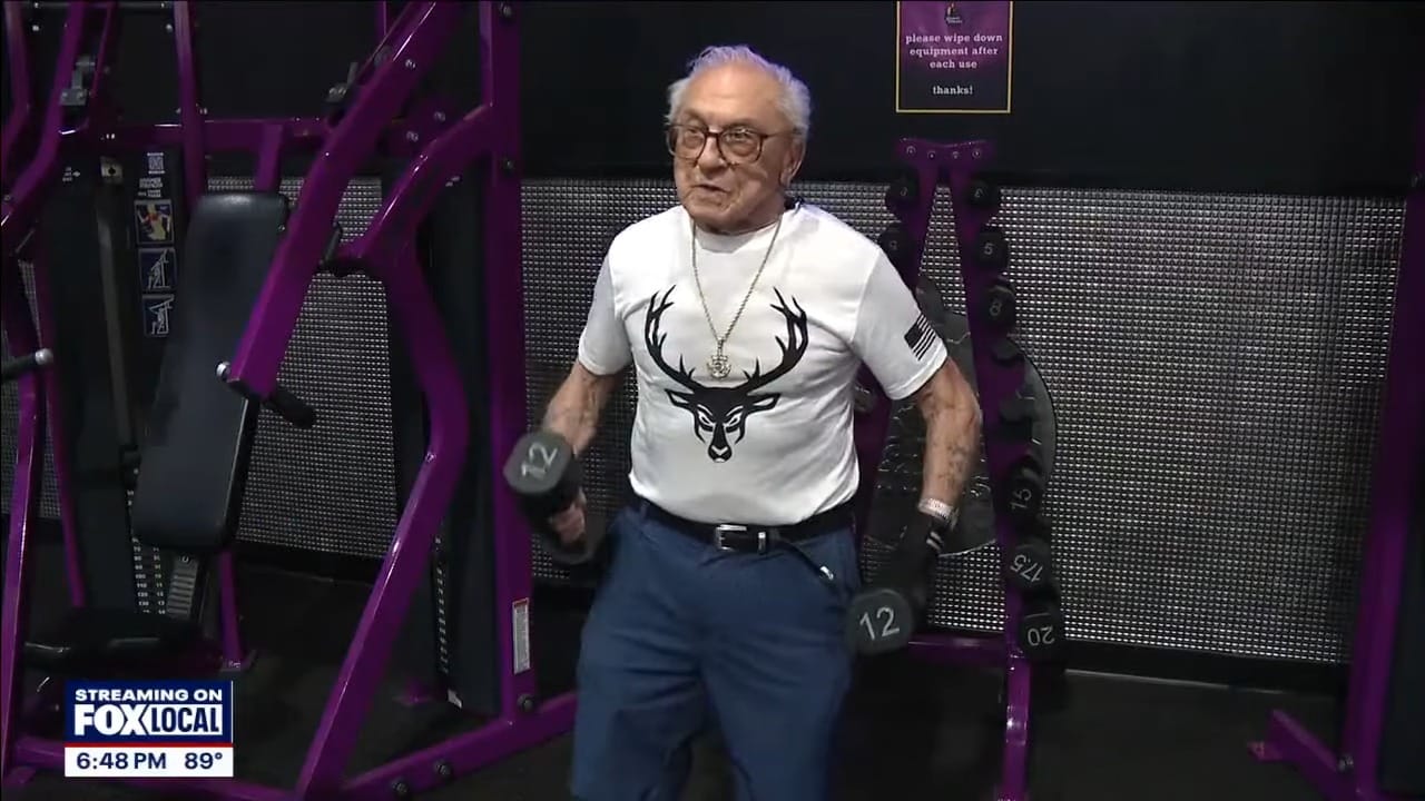 99-year-old Floridian lifts weights for 3 hours a day 2-44 screenshot