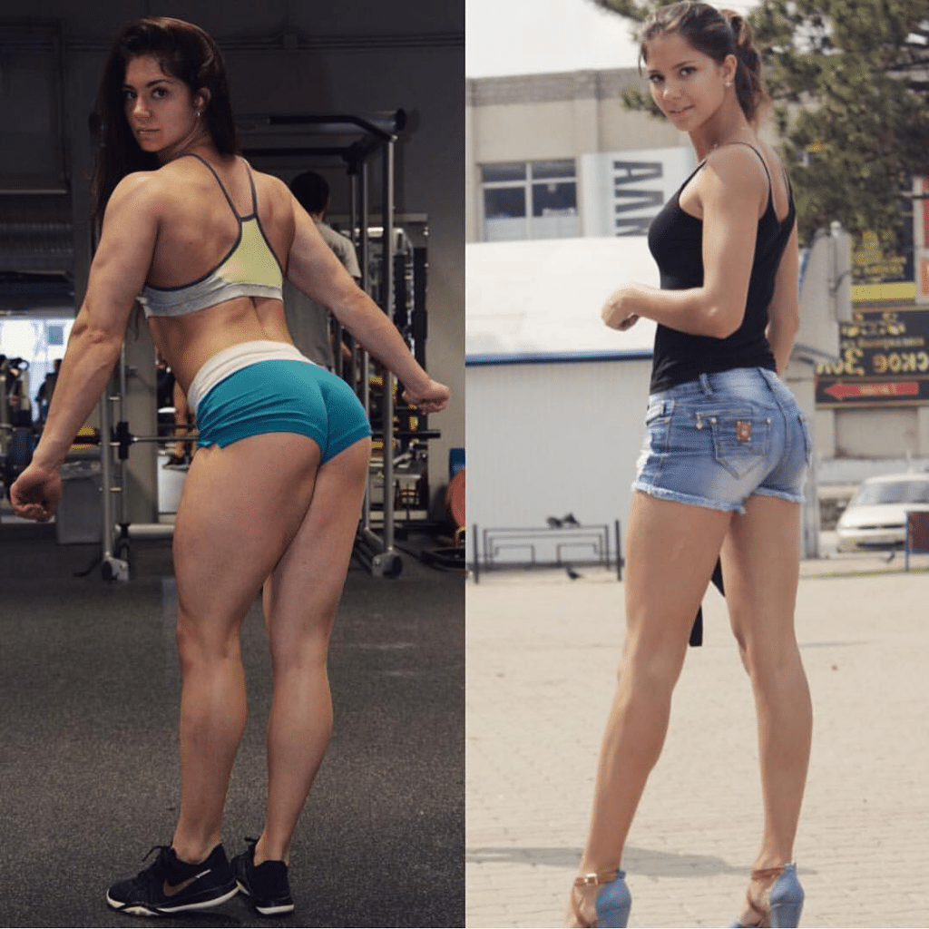 Vladislava Galagan's curvy and strong posterior