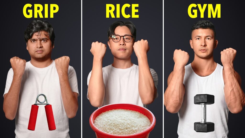 100 Hand Grips Daily vs. Rice Bucket vs. Science Based Gym Work: The ...