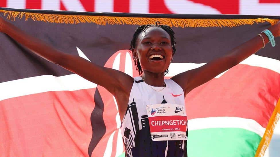 Ruth Chepngetich banned three years but her 2:09:56 world record still stands officially