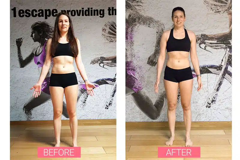 Before after front