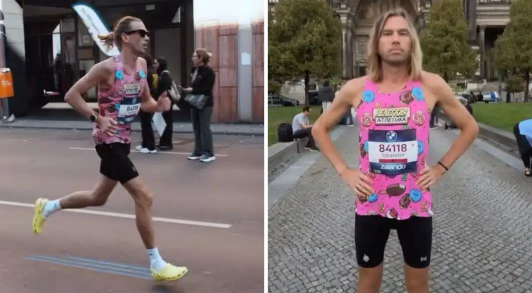 Russian Runner Iskander Yadgarov Just Ran 2:30:03 at Berlin Marathon in Crocs