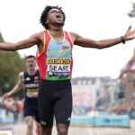 Dawit Seare ran 12:56 to out-kick Ingebrigtsen with 100 metres left in Copenhagen